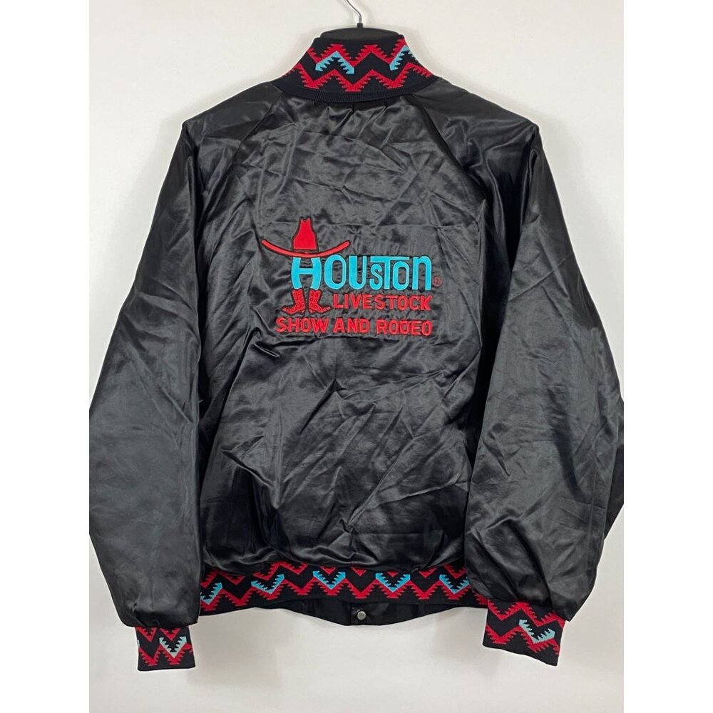 Vintage Houston Livestock Show & Rodeo Bomber Jacket